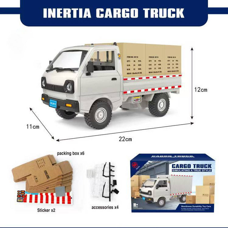 Remote-Controlled Rechargeable Container Truck Toy