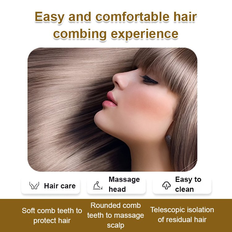 Automatic Cleaning Rotating Lifting Comb(50% OFF)