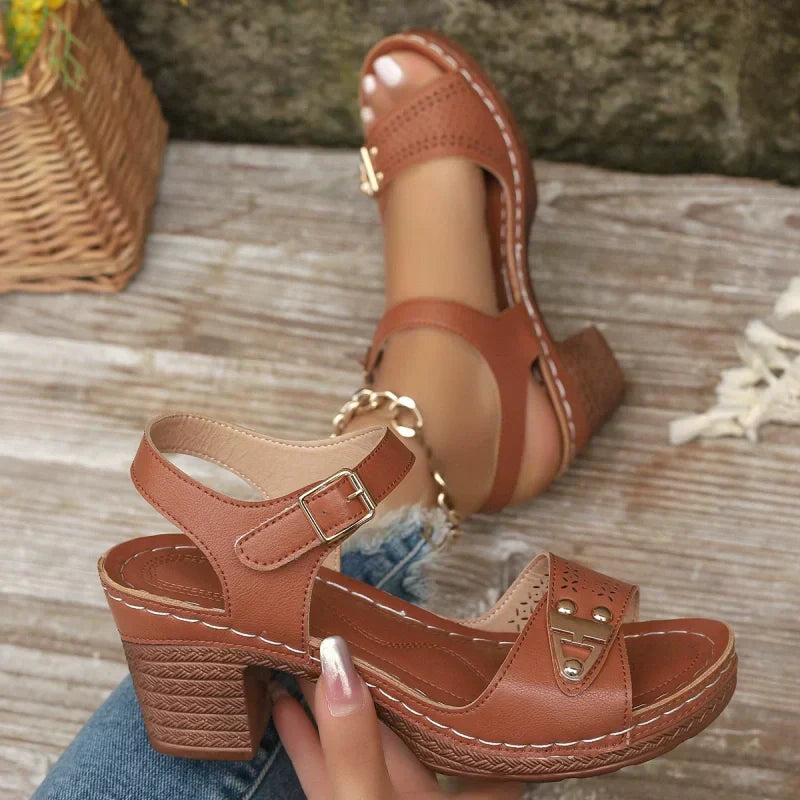 👡🥰 Women's Chunky Heel Sandals