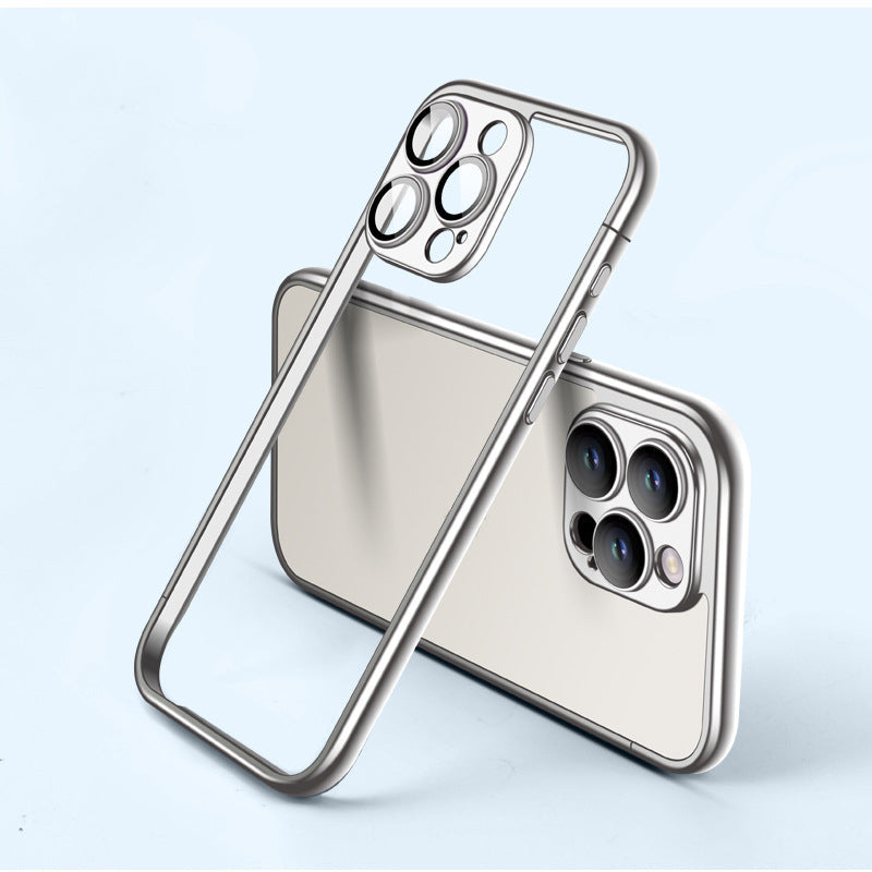 Bumper Case with Camera Lens Protector for iPhone Series