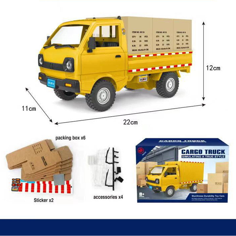 Remote-Controlled Rechargeable Container Truck Toy