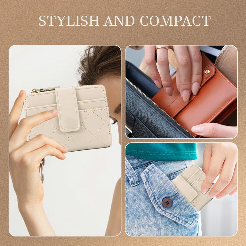 Women's Fashion Small Wallets with Zipper