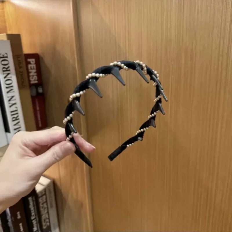 🔥Hot Sale🔥Vintage High Cranium Artificial Pearl Hairband(50% OFF)