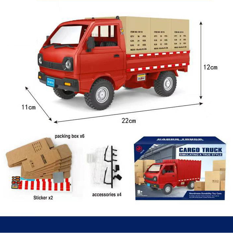 Remote-Controlled Rechargeable Container Truck Toy
