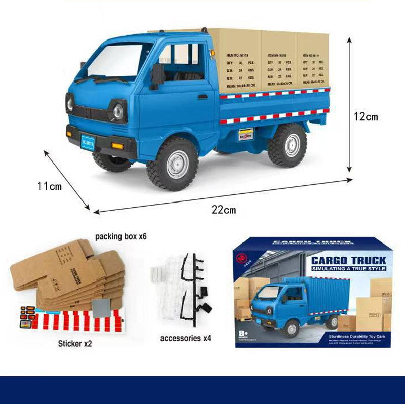 Remote-Controlled Rechargeable Container Truck Toy