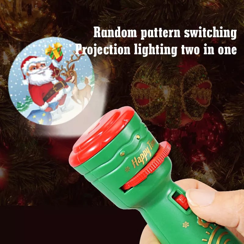 👍👍Slide Projector Torch Projection Light🥰