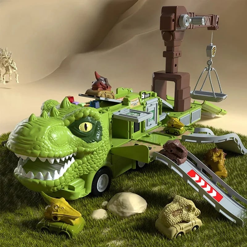 🦖Transformer Engineering Vehicle Track Playset