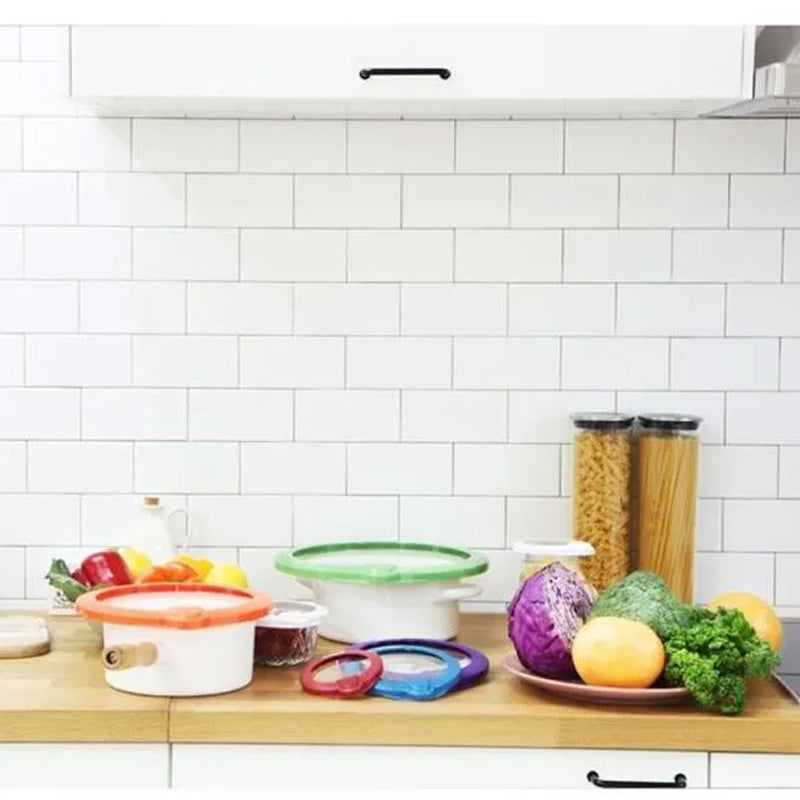 5PCS Food Preservation Transparent Stretch Lids