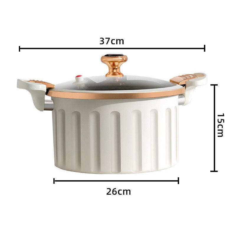 Non-stick Enamel Micro Pressure Cooker(Free Shipping)