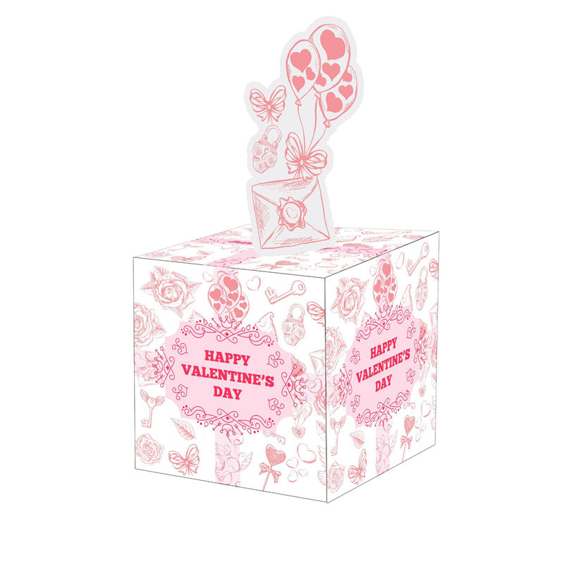 Valentine's Day Surprise Money Pull-Out Gift Box
