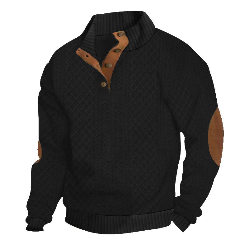 đ§„Luxury Comfort | Menâs Textured Jacquard Sweatshirt | Everyday Essential đ„