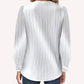 Solid Color Raglan Neck Pleated Long Sleeve Women's Top