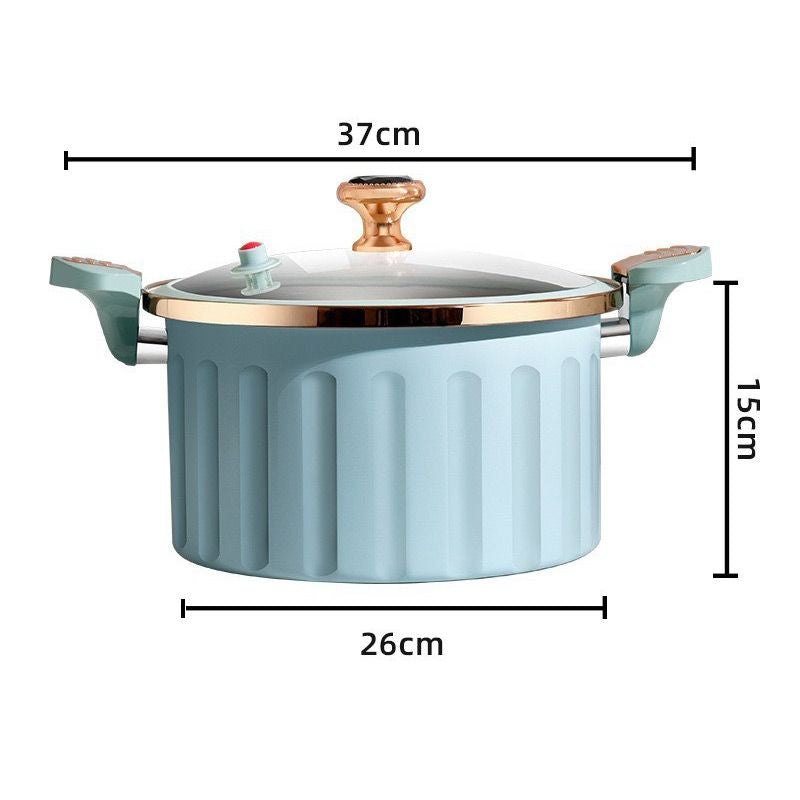 Non-stick Enamel Micro Pressure Cooker（Free Shipping）