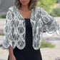 Women’s Elegant Sequin Beaded Shawl
