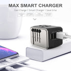 Universal Travel Plug Adapter With 4 USB Ports