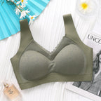 Soft Wire-Free Lightweight Seamless Lace Bra