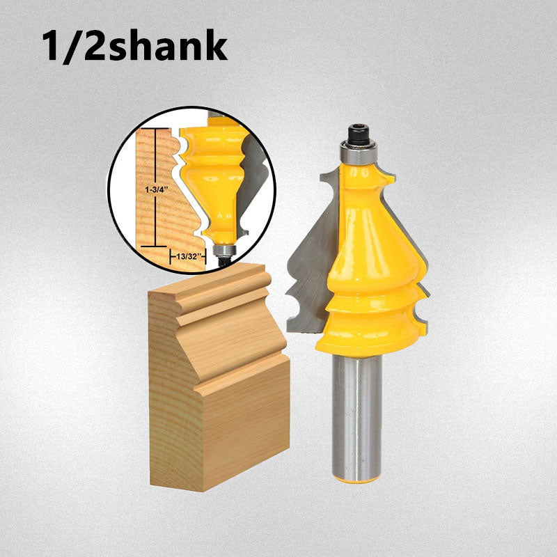 1/2 Inch Shank Architectural Molding Router Bit