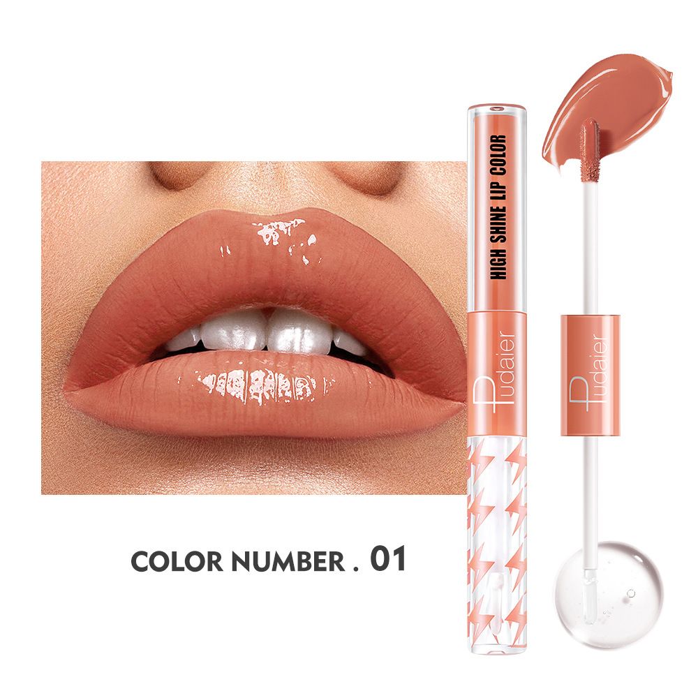 16 Colors Double Ended Highlighting Lip Gloss - High-shine Long-lasting✨