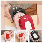 Cute Penguins PU Credit Card Coin Wallet