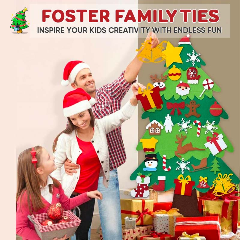 🎄🎅DIY Christmas Tree with Detachable Ornaments