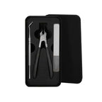 🔥 Splashproof 25° Beveled Edge Nail Clippers 3-Piece Set