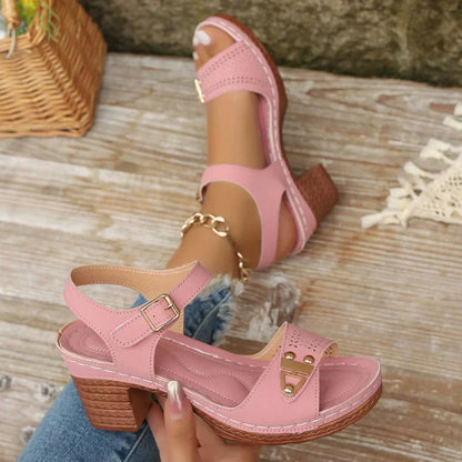 👡🥰 Women's Chunky Heel Sandals