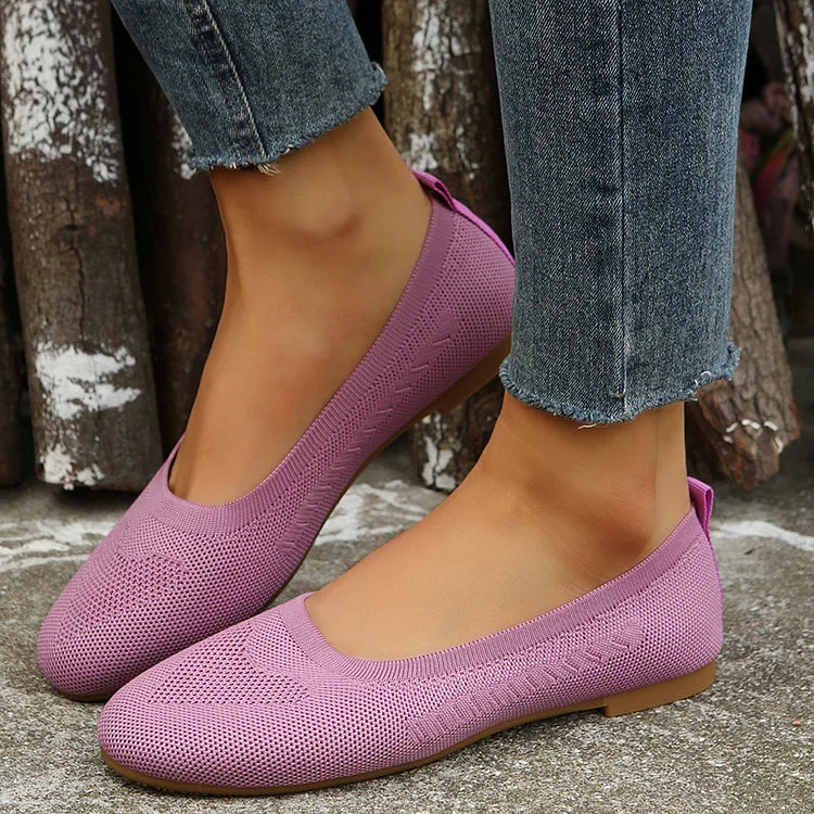 Women's Woven Breathable Flat Orthopaedic Shoes