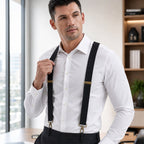 🧵👖🌀Universal X-Shaped High-Elastic Suspenders – Stretchy & Breathable, No More Sagging Pants, Perfect for Work, Leisure, or Active Days 🏃‍♂️💨