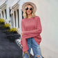 💕 Women's Round-neck Sweater With Wide Cuffs And Loose Fit