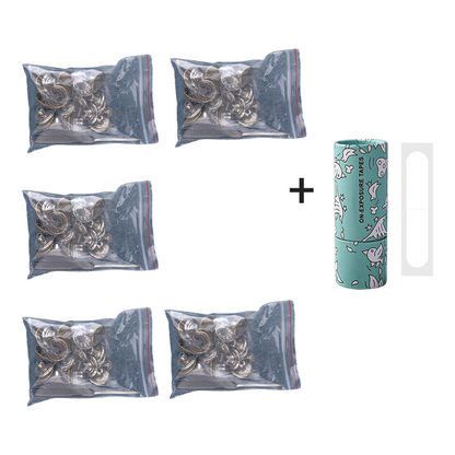 Removable No-Sew Jeans Buttons Set