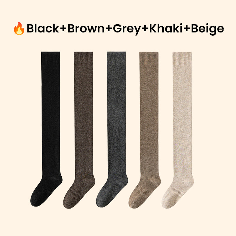 💞50K+ SOLD!🧦🤝✨ Classic Elegance, Effortless Wear | Soft & Stretchy Thigh High Socks❤️🔥🧦