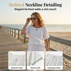 Women's Drawstring Top & Pants 2-Piece Set – Relaxed Fit, Comfortable & Perfect for Lounging or Everyday Style 🌸