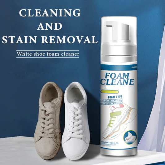 Universal Portable No-Rinse Foam Cleaner for Shoes