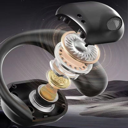 Ergonomic Hanging Style Noise-cancelling Wirless Bluetooth Headphones