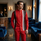 👔 Men's Striped Shirt & Pants 2-Piece Set✨ Effortless Style✨