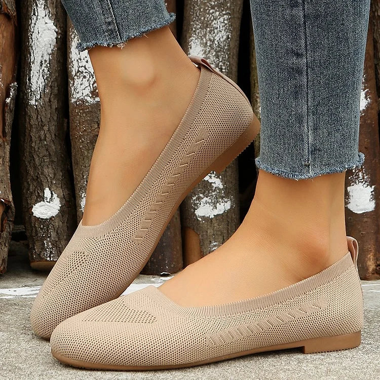 Women's Woven Breathable Flat Orthopaedic Shoes