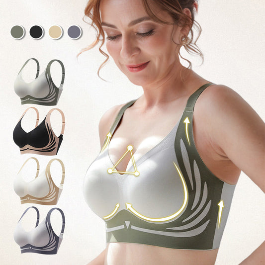 Lifting Anti-Sagging Wire-Free Push-up Bra