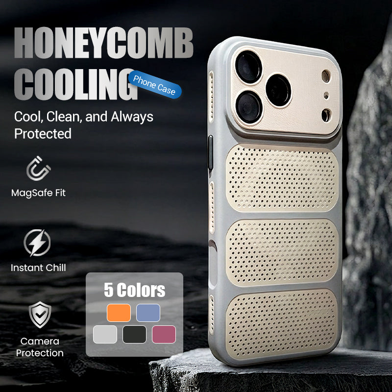 Breathable Honeycomb Vent MagSafe Phone Case