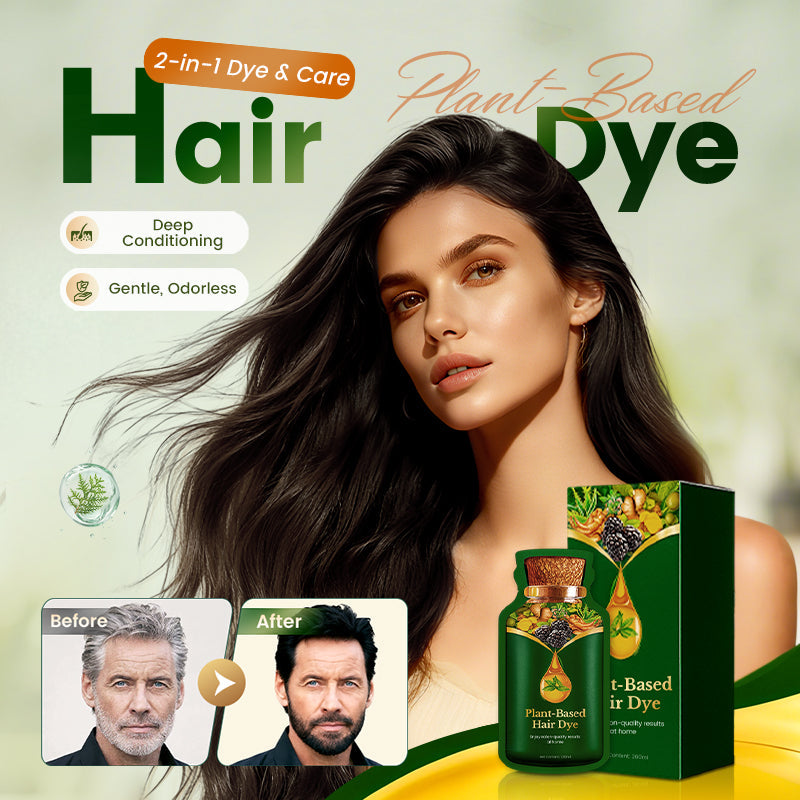 Gentle Plant-Based Quick-Use Hair Dye