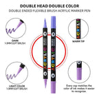 🌈Dual Tip Acrylic Paint Pen Marker