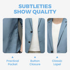 Men's Summer Lightweight Suit Jacket