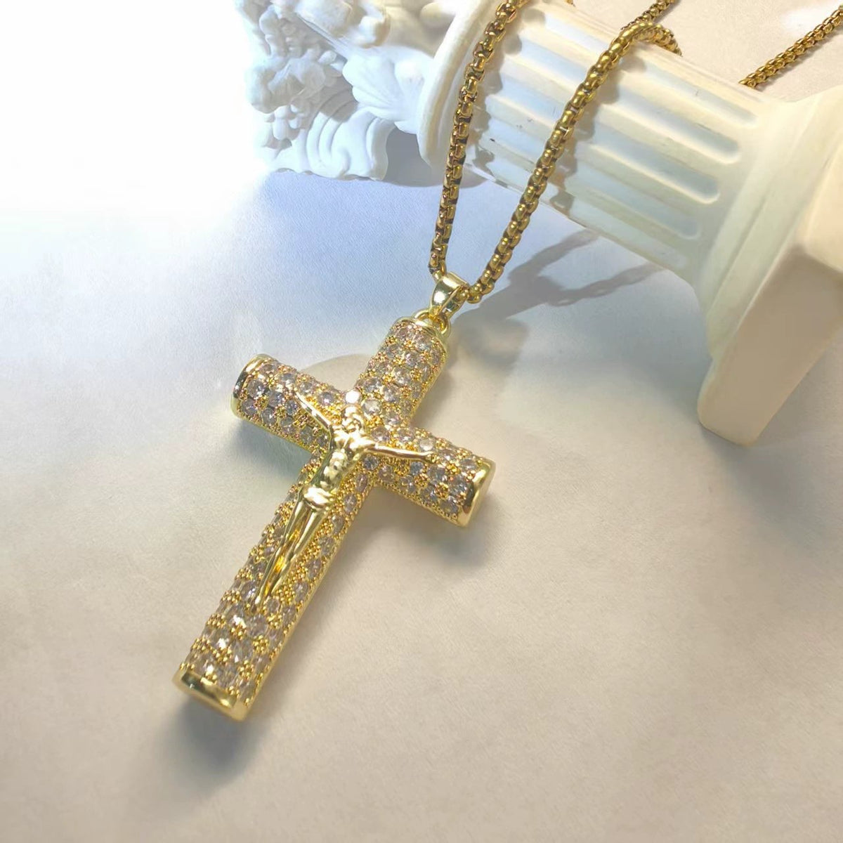 🎁✝️Jesus Crucifix Pendant Necklace