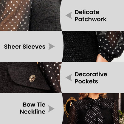 🌸Spring Specials🌸 Women's Dress with Bow Tie Neck