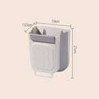 Multipurpose Hanging Collapsible Trash Can for Kitchen
