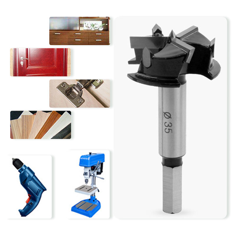 35mm 3-Flute Carbide Drill Bit