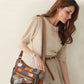 🔥New Fashion PU Soft Leather Color Matching Shoulder Bag👜