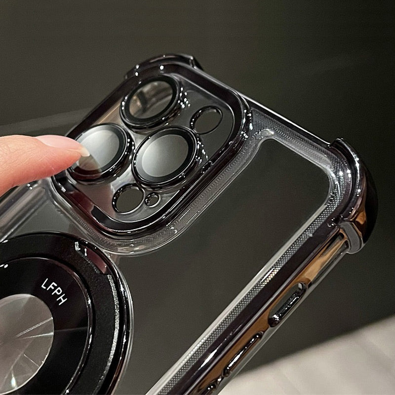 Powerful Protection Case with Magnetic Invisible Stand for iPhone