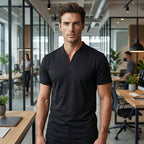 💎 Men Gentlemans Business Short Sleeve Fitness T-shirt