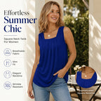Square Neck Sleeveless Tank Top