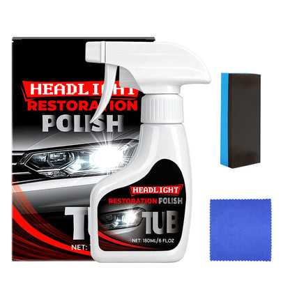 180ml Professional Car Headlight Restorer with Sponge